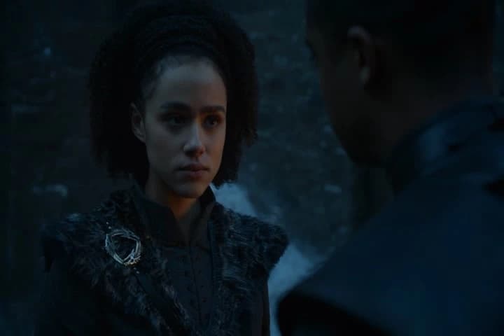 GREY WORM:
When Daenerys takes her throne...