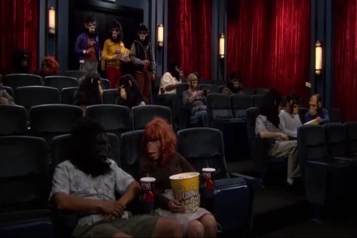 <font color="#808080">HOWARD</font>:
Look at this. Everyone went chimp.