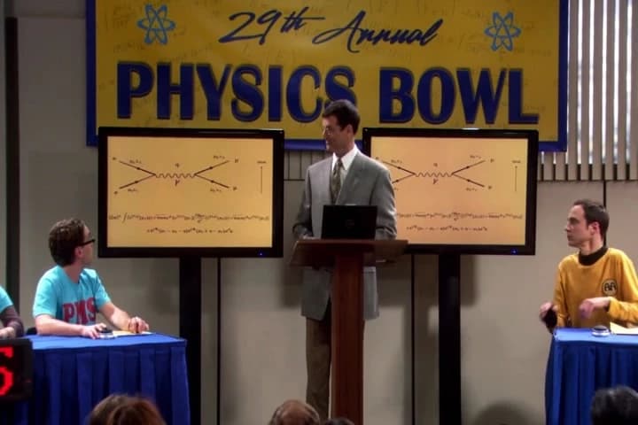 ...please turn your attention
to the formula on the screens.
