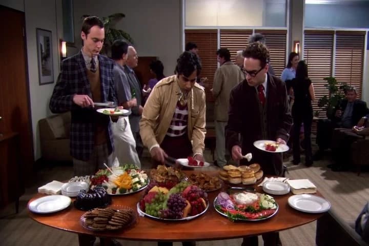 Oh, God, look at this buffet.
