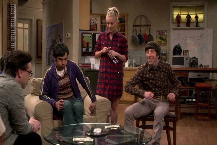 Now we're seeing if Raj
can hold his breath longer than it.