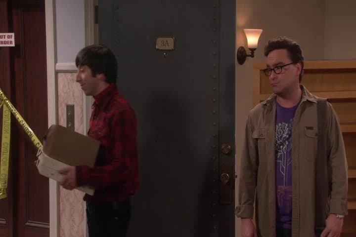 Although, if anyone's gonna clean out your
apartment and disappear, it'd be Penny.