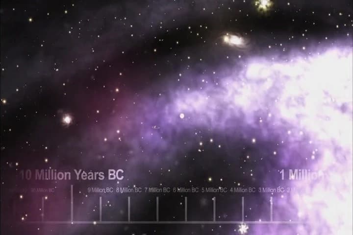 # Our whole universe
was in a hot, dense state #