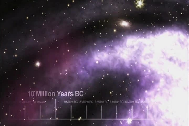 # Our whole universe
was in a hot, dense state #