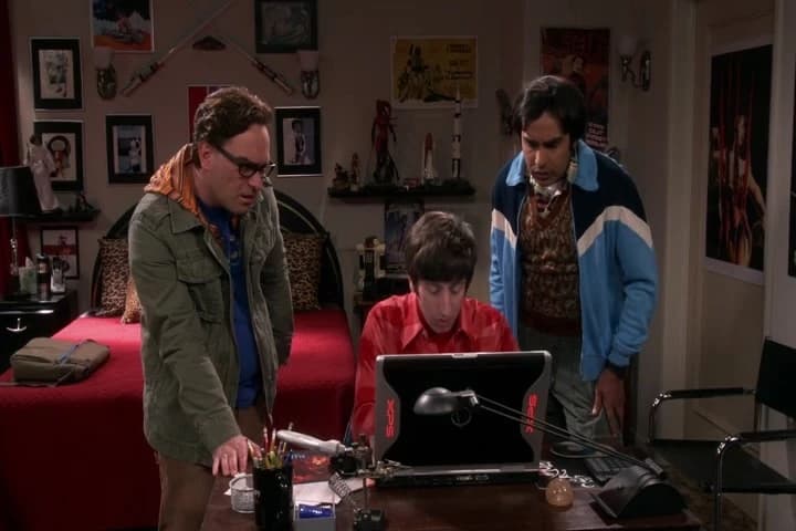 I think it's got a virus
from all the...