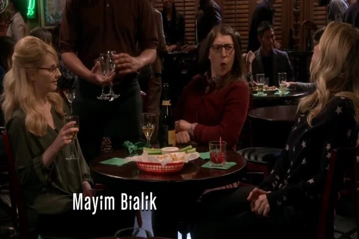 It's from the gentleman
at the end of the bar.