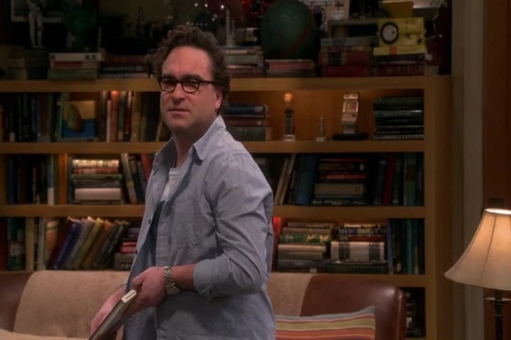 that Sheldon's chest is smooth
like a porpoise.