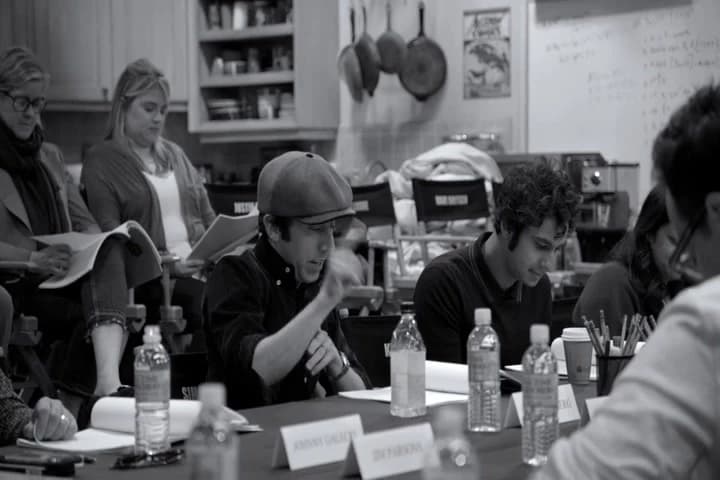 GALECKI:
We gather around a big table