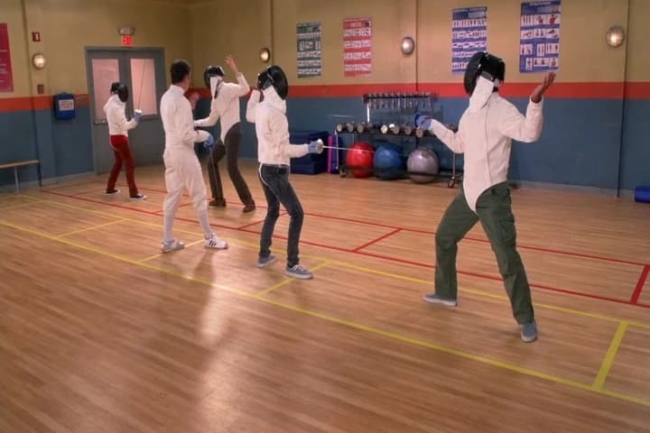 'Cause I always wanted
to take a fencing lesson.