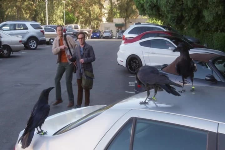 Smart. Let's stand
perfectly still and...