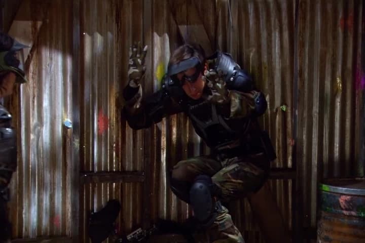 I surrender, don't shoot.
They went that way.