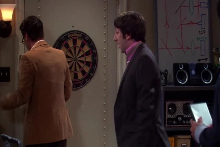 Yeah, no more carefree bachelor nights
for me and Leonard.