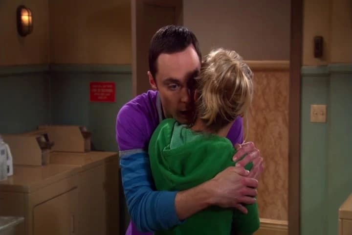 - You're welcome.
- Since I rarely hug...