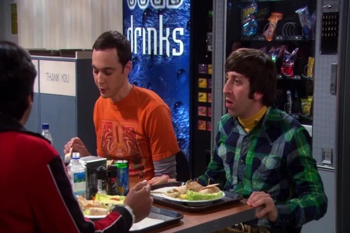 I think a more amusing violation
of Raj's trust...