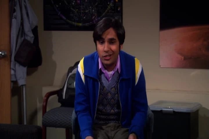 <font color="#E86CE4">(IMITATING HOWARD'S MOTHER)</font>
"Howard, come rub my feet.