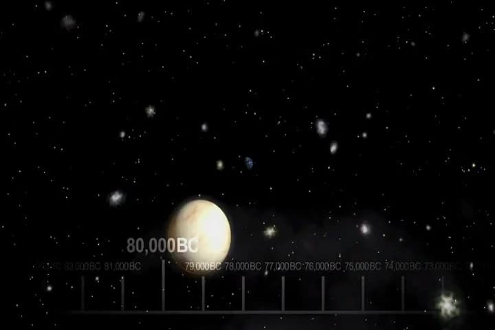 ♪ Then nearly 14 billion years
ago expansion started... Wait! ♪