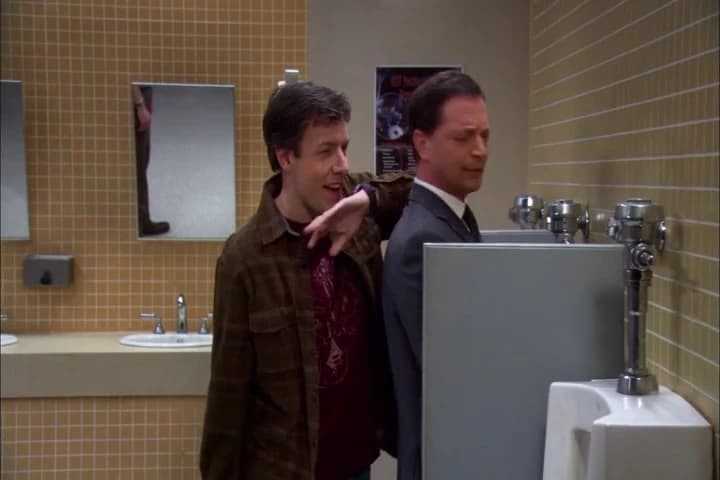 Now? You realize I'm your boss,
and I am holding my penis?