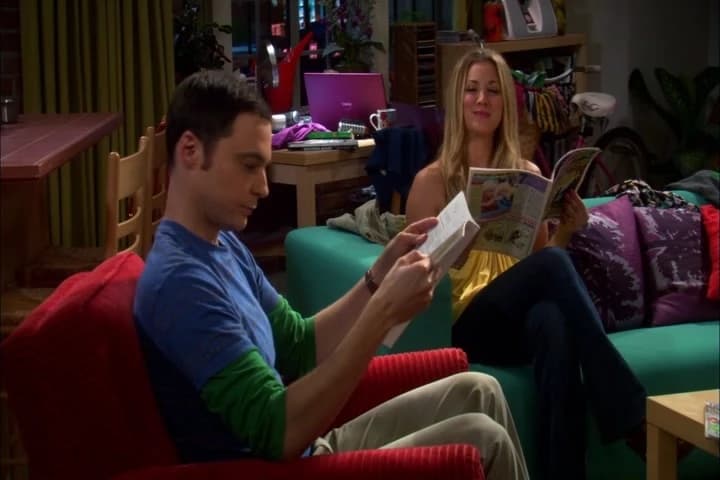 You reading, me reading.