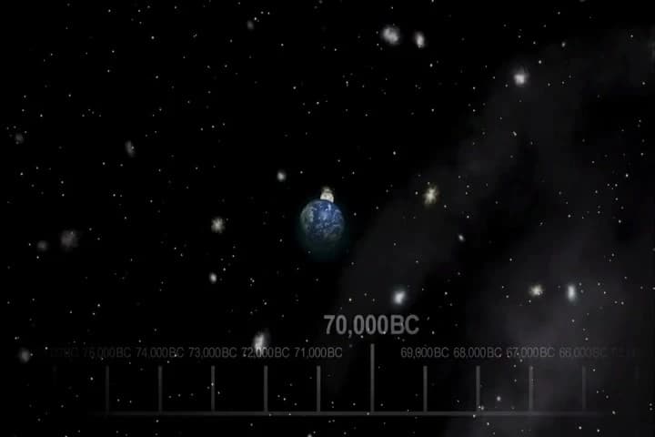 ♪ Then nearly 14 billion years
ago expansion started... Wait! ♪