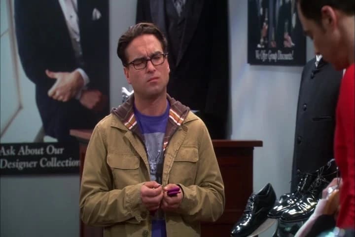 SHELDON: I'm going to need
a larger shirt.
