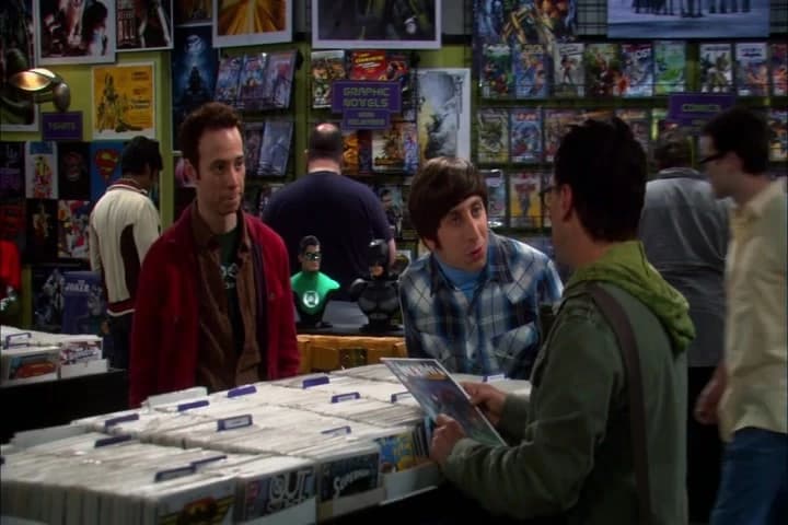 Did we just see you pick up
a girl in a comic book store?