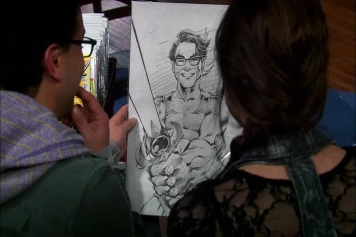 at Comic Con.