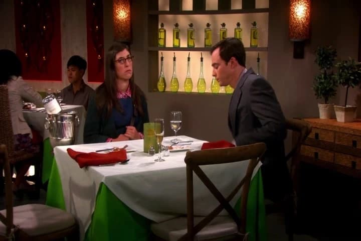 <font color="#E86CE4">(SHELDON CLEARS THROAT)</font>