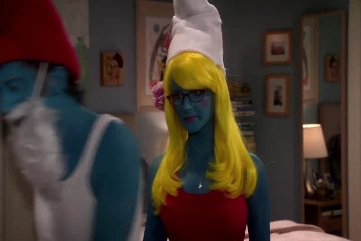 Yeah, well, now you're a Smurf.
Keep walking.