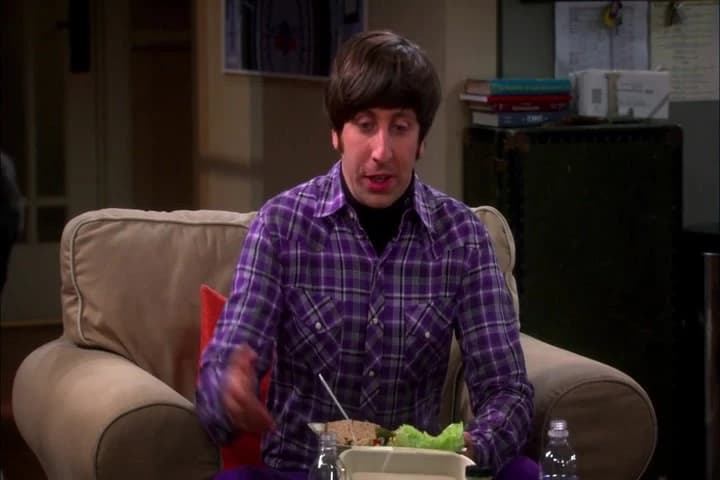 <font color="#E86CE4">(IMITATING RAJESH)</font>
"I think I'm talking in an American accent...