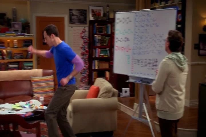 ♪ Sheldon and his brain, yeah