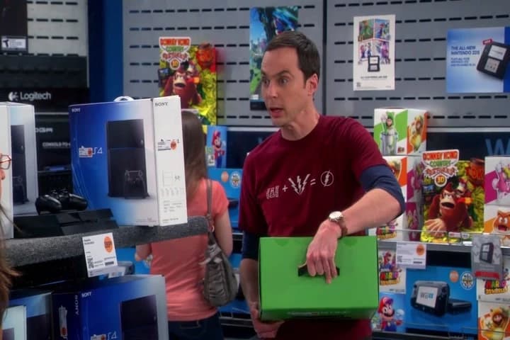 I stood in front of
a case of iPods
