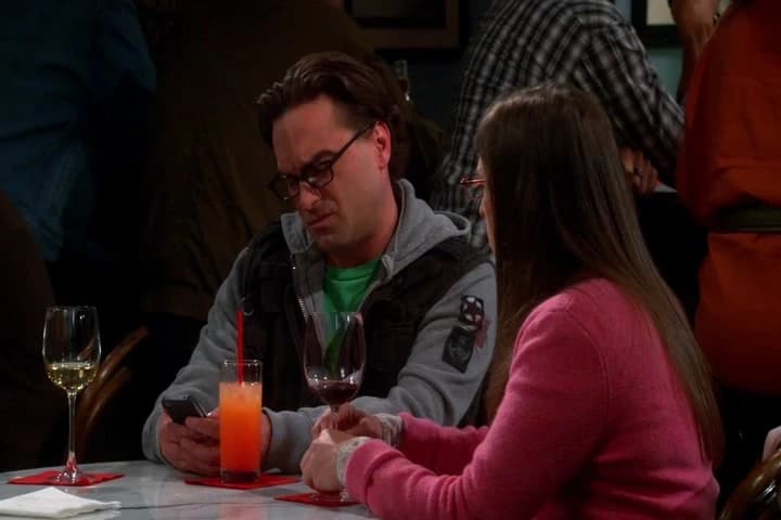 She got Sheldon to go
to a psychic with her.