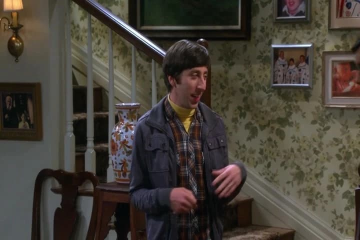 Ma, I hope you're decent. Raj is here.
You just started seeing naked women again...