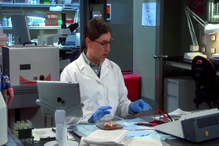 Give me a minute. I'm stimulating
the pleasure cells of this starfish.
