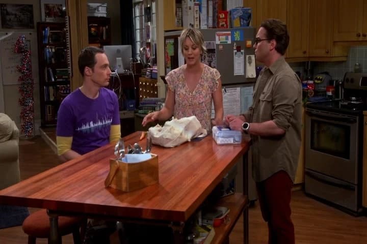 What's wrong with you two? He was talking
about television during their date.