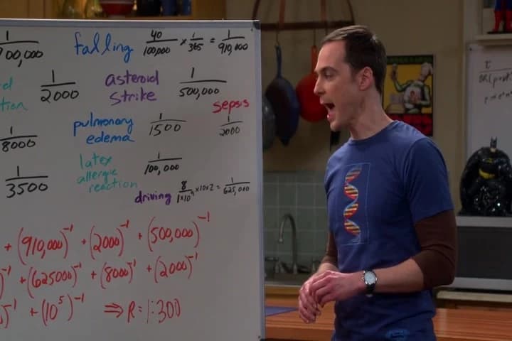 Leonard, what if you have
an allergic reaction...