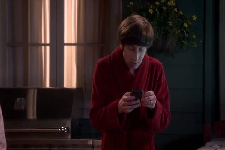He was just in a hot tub,
I'm gonna say check.