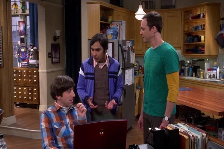 where the last puzzle gives the winner
Sheldon's contact information.