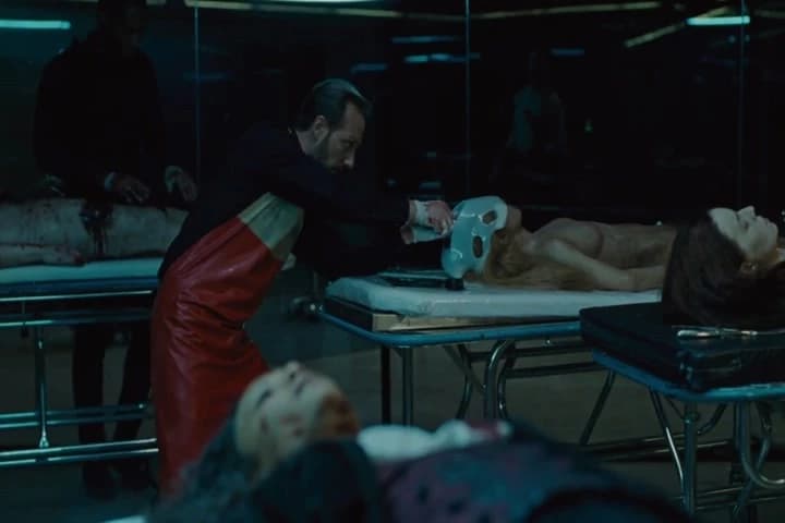 Hey. No.
No more corpses up here.
Take her to cold storage.