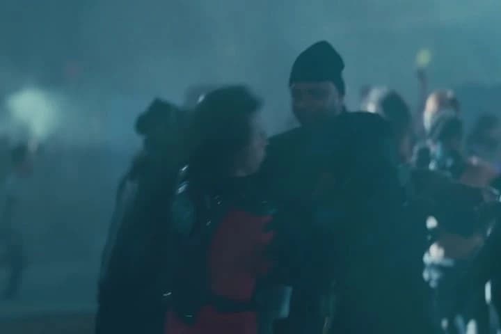 -Keep his ass down.
-RIOT OFFICER 3: Yessir.